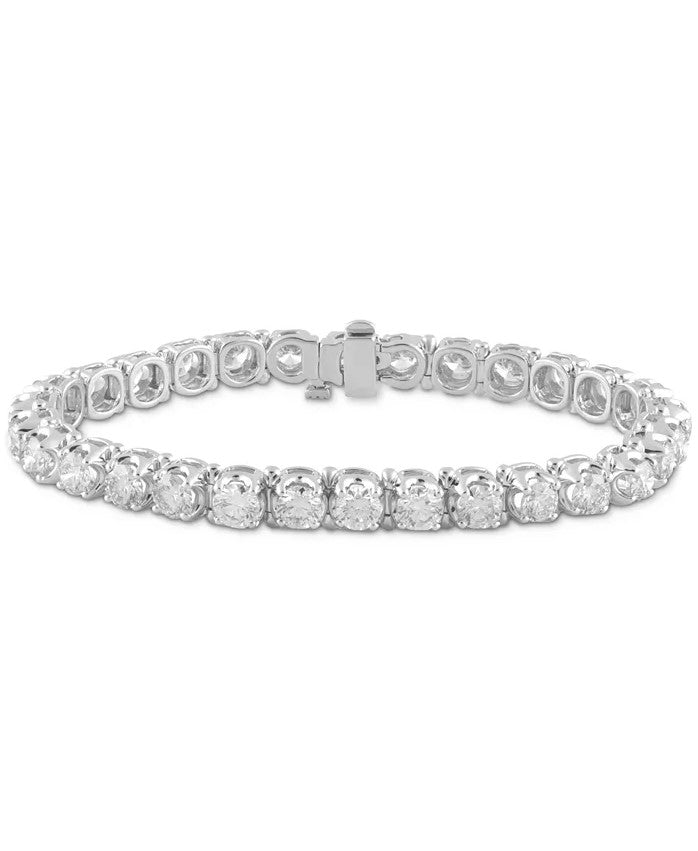 14K Graduated Diamond Tennis Bracelet