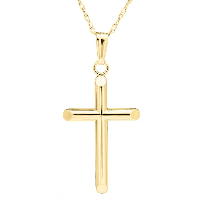 Children's 14K Gold Cross Necklace