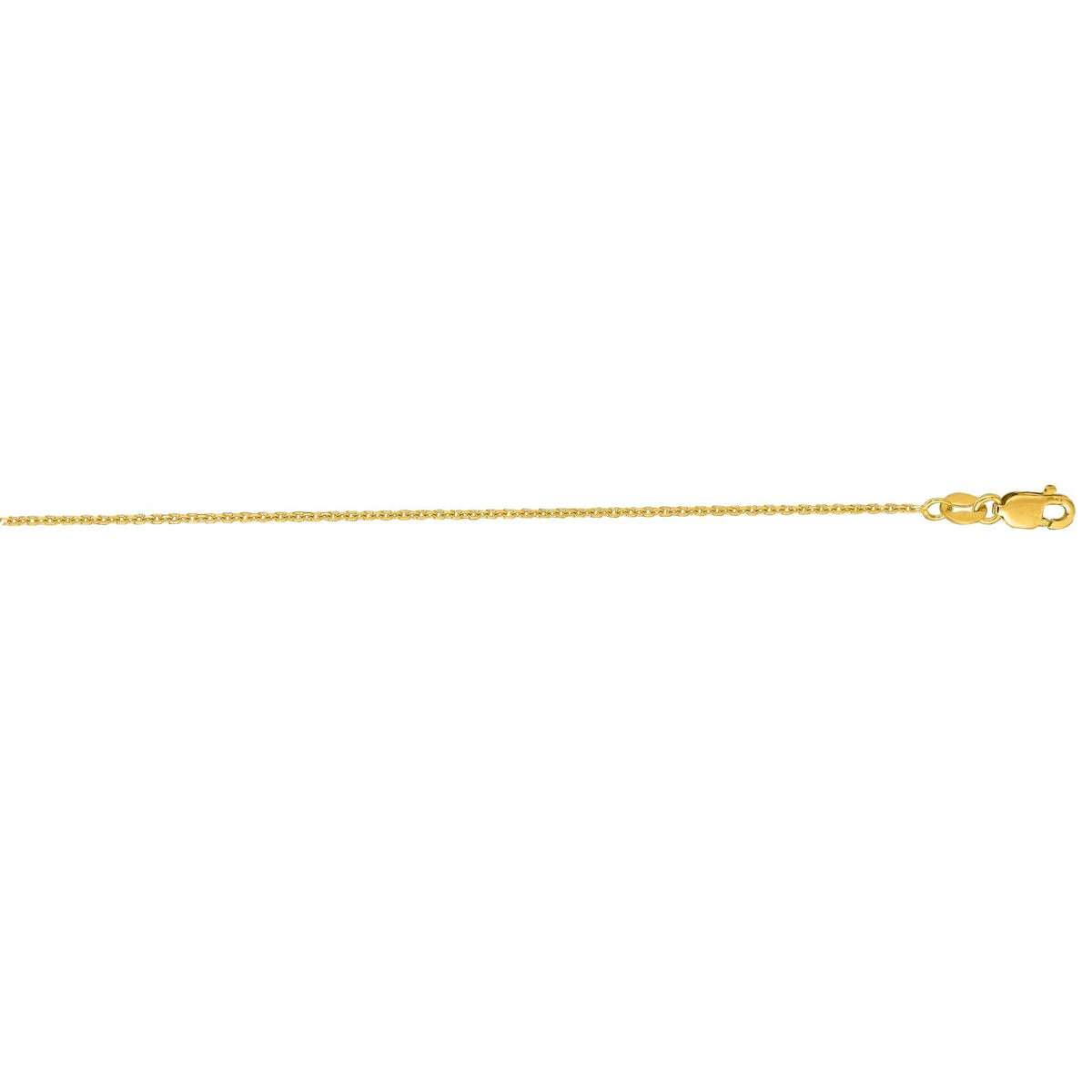 14K Yellow Gold Cable Link Chain