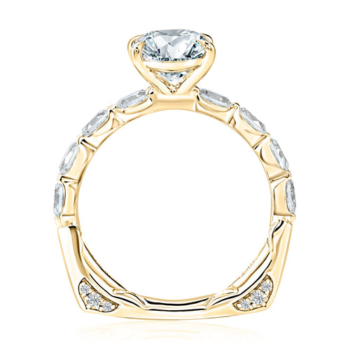 14K Gold Diamond Semi-Mount Ring