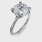 14K Yellow Gold Cathedral Solitaire Mounting
