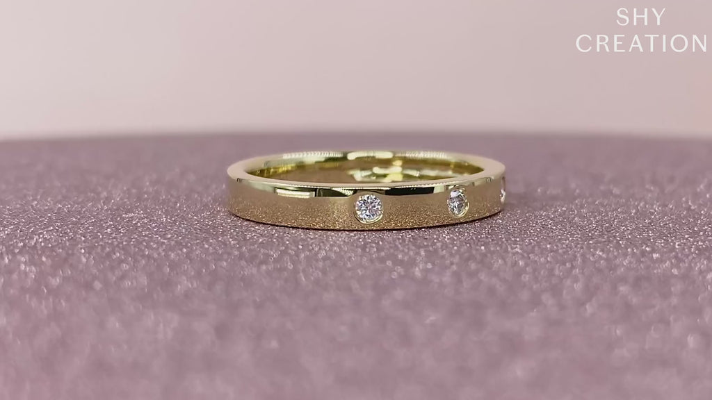 14K Yellow Gold Stackable Fashion Ring