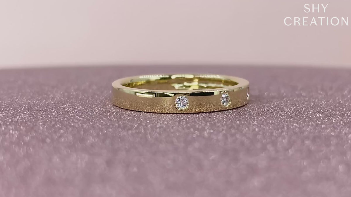 14K Yellow Gold Stackable Fashion Ring