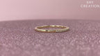 14K Gold Half Anniversary Wedding Band