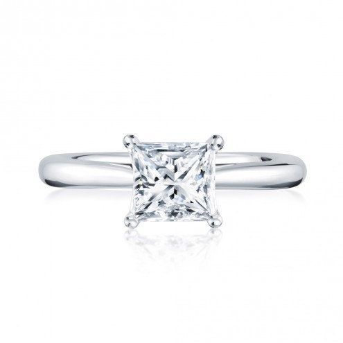 Princess Cut Diamond Solitaire Ring