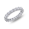 18K White Gold Diamond Eternity Band