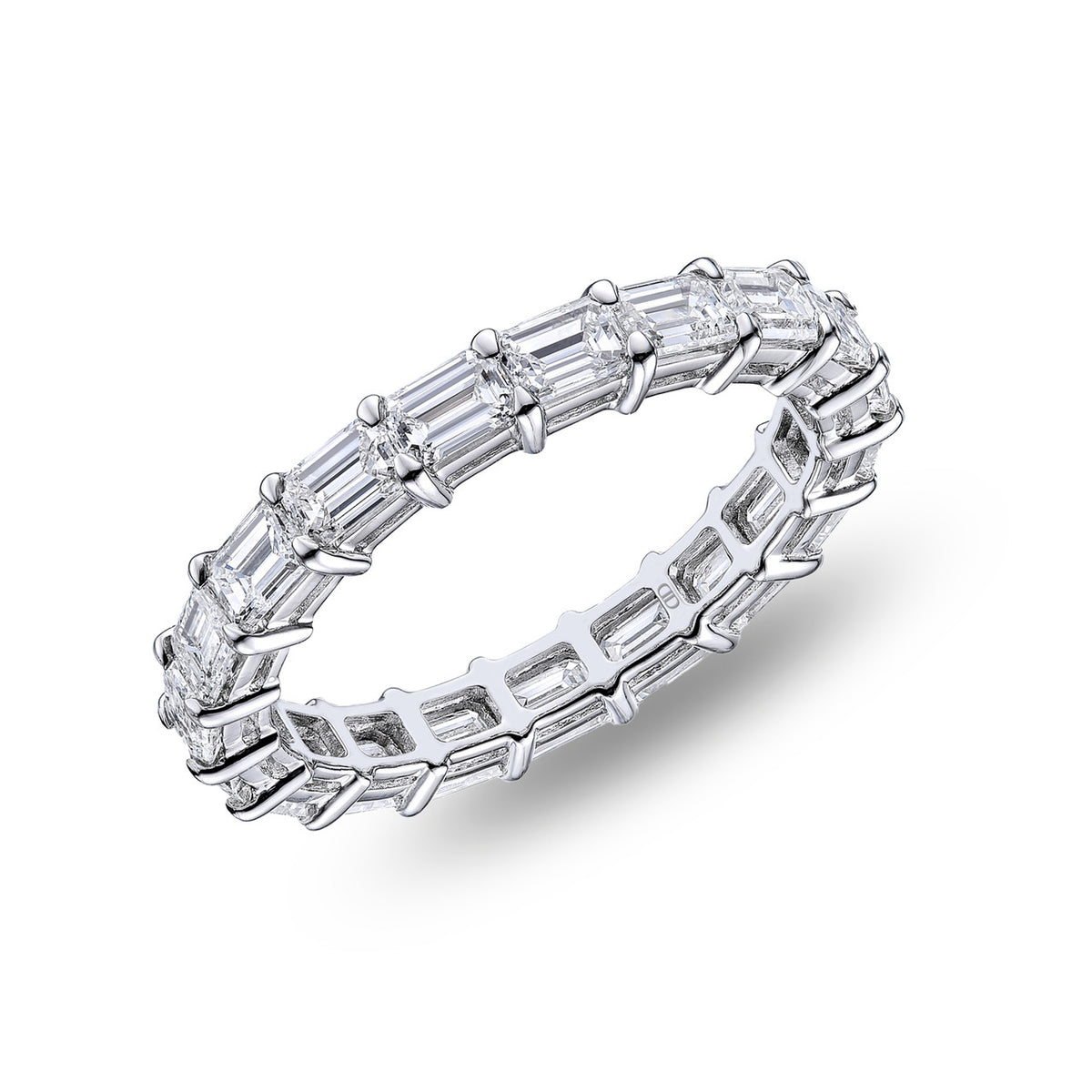 18K White Gold Diamond Eternity Band
