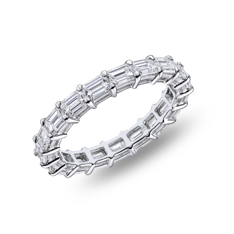 18K White Gold Diamond Eternity Band