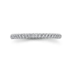 14K White Gold Half Anniversary Wedding Band