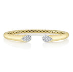 14K Gold Cuff Diamond Bracelet