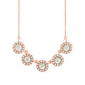 Rosé 14 Karat Diamond Necklace