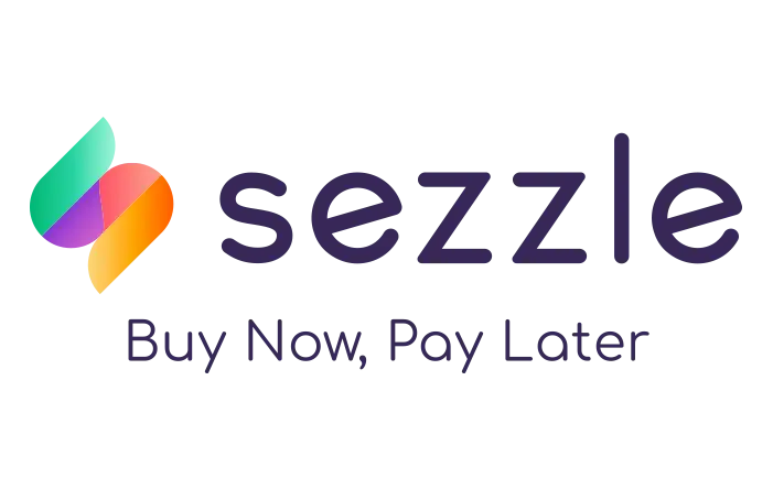 The Sezzle logo and the tagline 'Buy Now, Pay Later' on a plain white background.