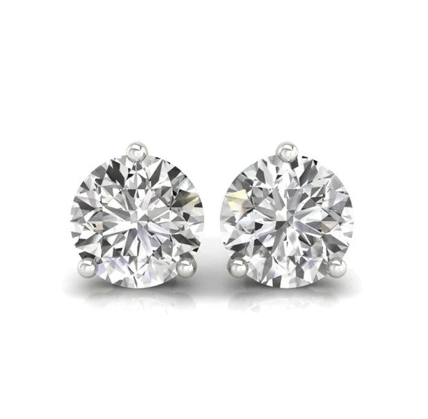 14K White Gold Labgrown Diamond Studs
