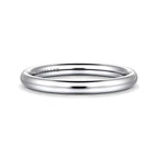 14K White Gold Polished Wedding Band