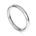 14K White Gold Polished Wedding Band